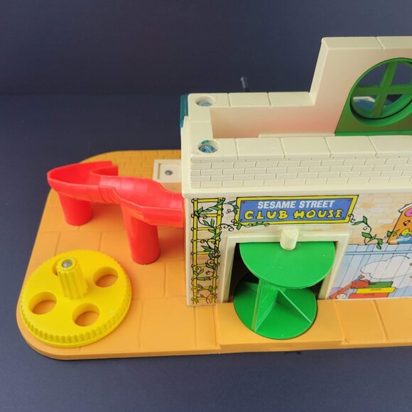 Vintage Fisher Price Little People Sesame Street Clubhouse #937 - Building Only - Picture 5 of 16